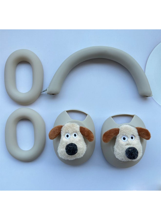 Loquat Suitable For SonyFor SonyWH-1000XM5 Headset Bluetooth Headset Protective Cover Cartoon Silicone Horizontal Head Beam Cover-Color:15-Model:For SonyWH-1000XM5 Headset - Image 5