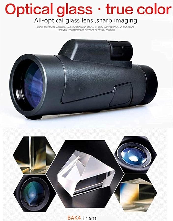 12x50 High Power Monocular Telescope with BAK4 Prism FMC Lens for Photography - Image 4