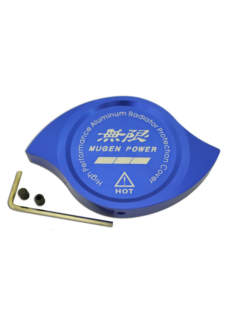 Generic Mugen Power Radiator Cap Cover Fit For Honda - Blue  - Image 1