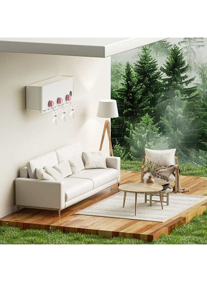 Suction Cup Air Conditioner Wind Deflector Kit, Easy Installation Without Tools, Universal Fit for Split Air Conditioners, Protects From Direct Cold Air (Set of 3) - Image 2