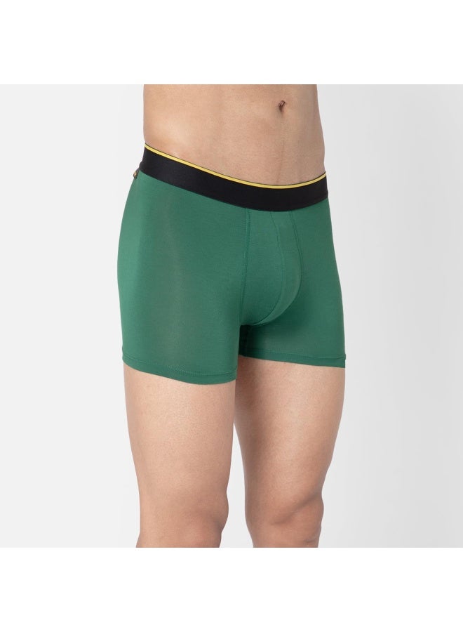 Bummer Bummer Men's Solid Micro Modal Trunks Underwear | Ultra Soft & Breathable | Combo Pack of 3  - Image 2