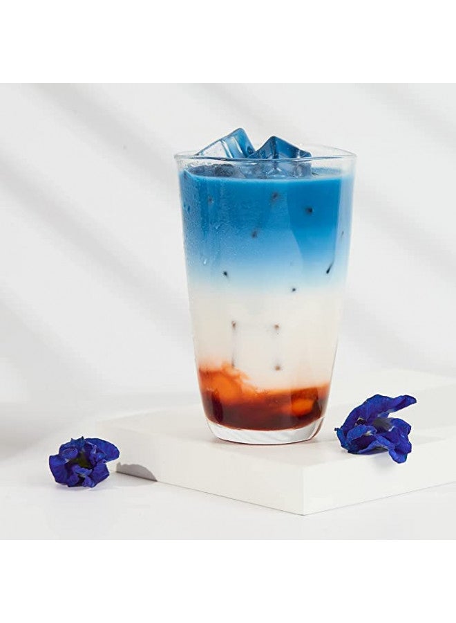 HUNCHAI HUNCHAI Butterfly pea Flowers Whole 500 g. Dried Herb 100% for Blue & Purple Drinks and Food Coloring  - Image 4