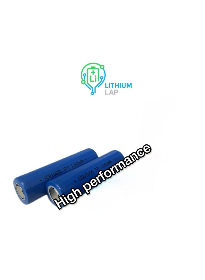 XZT Battery XZT 18650 Rechargeable 1200mAh – Lithium-Ion 3.7V High Performance 2pc by Lithium Lab - Image 3