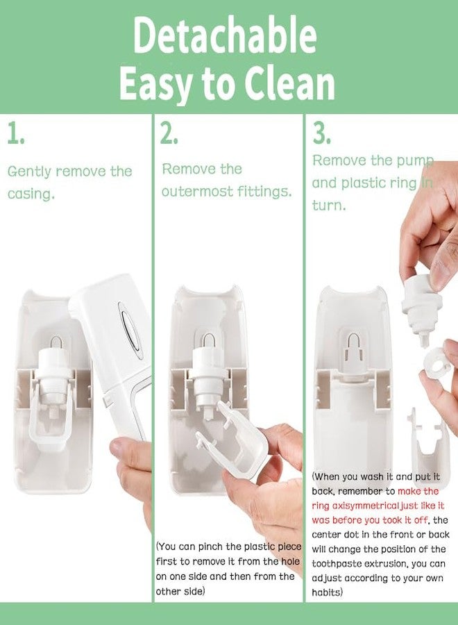 RIDGEPOLE Toothbrush Holder and Toothpaste Dispenser Set, Automatic Toothpaste Squeezer Dispenser, Dispenser Toothpaste Squeezer Kit, Wall Mounted Bathroom Accessories (Black) - Image 5