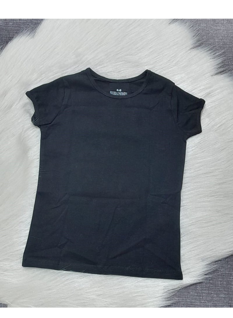Basic children's T-shirt, half-sleeve, 100% cotton 