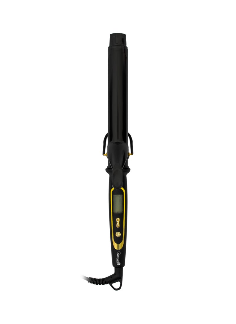 Gjarrah - Gjarrah Professional 25mm Hair Curler - Gold/Black Clipless Styling Tool - Image 1