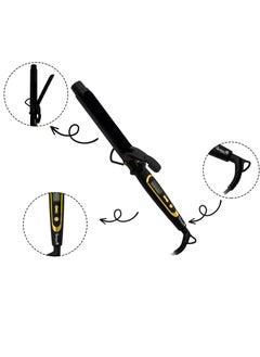 Gjarrah Gjarrah Professional 25mm Hair Curler - Gold/Black Clipless Styling Tool  - Image 4