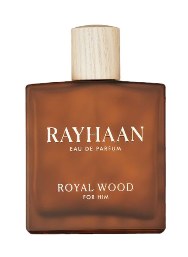 ريحان  عطر رويال وود أو دو بارفان - عطر فاخر للرجال والنساء | رائحة تدوم طويلاً مع نفحات الباتشولي والأناناس والعنبر - 100 مل - Image 1