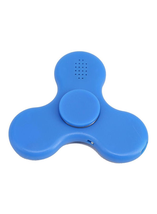 Loquat LED Light Fidget Spinner With Bluetooth Speaker Blue - Image 1