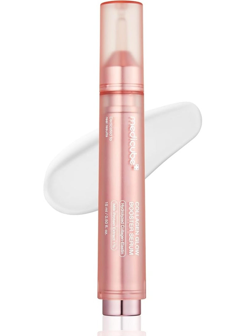 medicube Collagen Glow Booster Milk Serum - Twist & Click - Radiance & Hydration with Niacinamide, Milk Protein Extract, Hydrolyzed Collagen - Illuminates & Firms Skin - Korean Skin Care, 0.50 fl oz - Image 1
