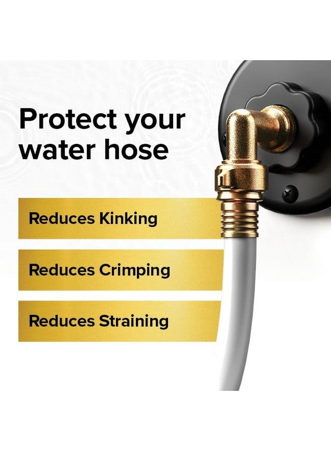 Camco 90-Degree Hose Elbow For RVs - Solid Brass Construction- Certified Lead-Free - Features Convenient Easy Grip Connector - For RV Water Hoses, Residential Outdoor Faucets, & More - 2-Pack (22507) - Image 3