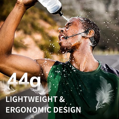 KIMAFUN 2.4G Fitness Headset Wireless Microphone, IP67 Waterproof Sweatproof Microphone for Water Aerobics, Swimming Coach, Fitness Instructor, Yoga, Spinning, Training, Teaching, Speakers, GWP91 - Image 3