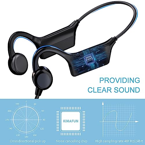KIMAFUN 2.4G Fitness Headset Wireless Microphone, IP67 Waterproof Sweatproof Microphone for Water Aerobics, Swimming Coach, Fitness Instructor, Yoga, Spinning, Training, Teaching, Speakers, GWP91 - Image 4