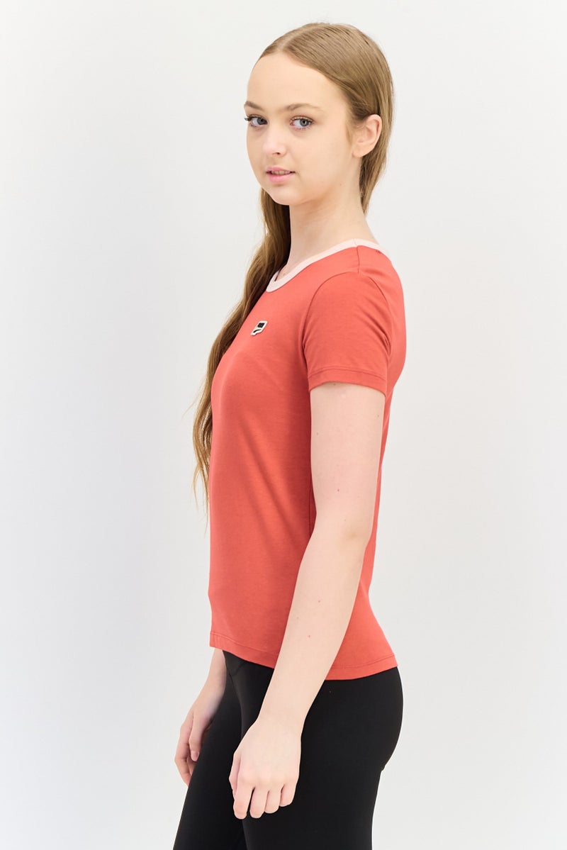 PUMA Women Sportswear Fit Short Sleeve Outdoor T-Shirt, Red - Image 3
