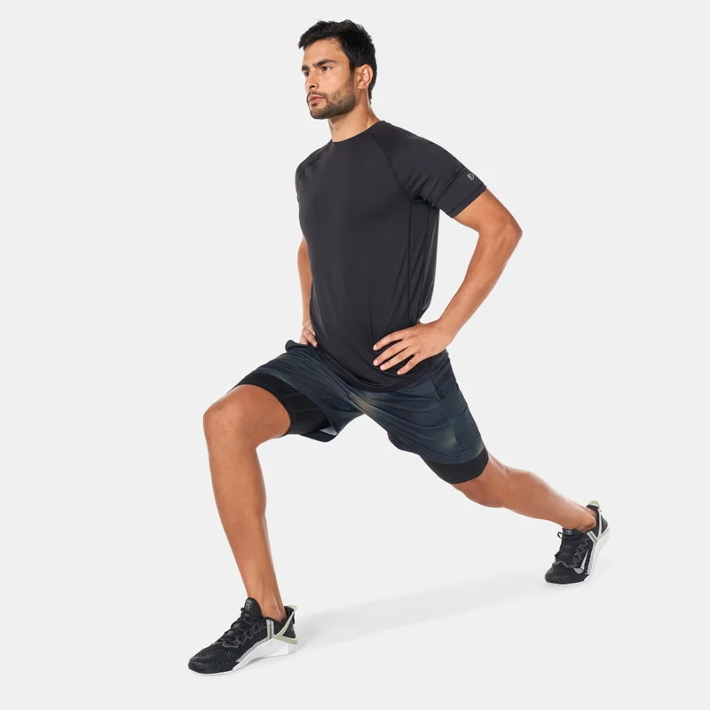 Sun And Sand Sports Grey Men's Active Raglan Training T-Shirt for Men | Best Price UAE