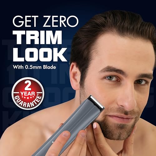 Havells Turbo 10 In 1 Grooming Kit | Hair Trimmer,Face, Ear & Nose |No Nicks & Cuts |LED Indicator| Upto 90 Min Quick Charge| 2 Year Guarantee| GS6110 (Grey) - Image 3