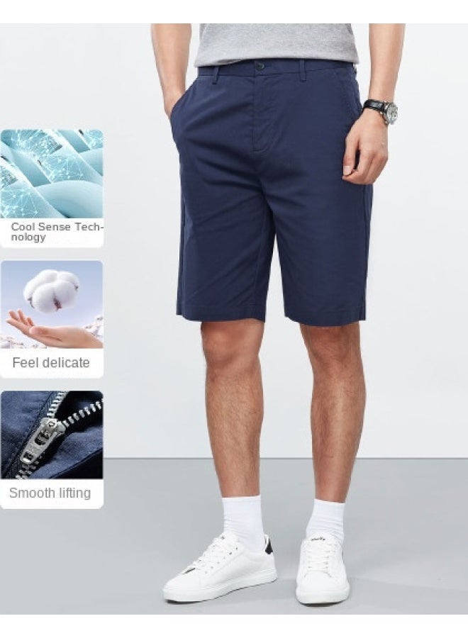 Septwolves Cool And Breathable】summer Men's Casual Versatile Straight-leg Pants Simple Men's Shorts - Image 1