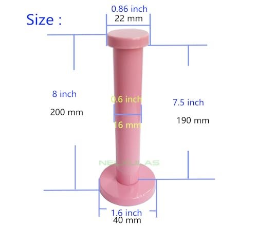 NELXULAS Pink Stainless Steel Single Super Heavy Duty Wall Mount Hook Bath Towel Hooks Coat Hanger 8 inch4 PCS - Image 3