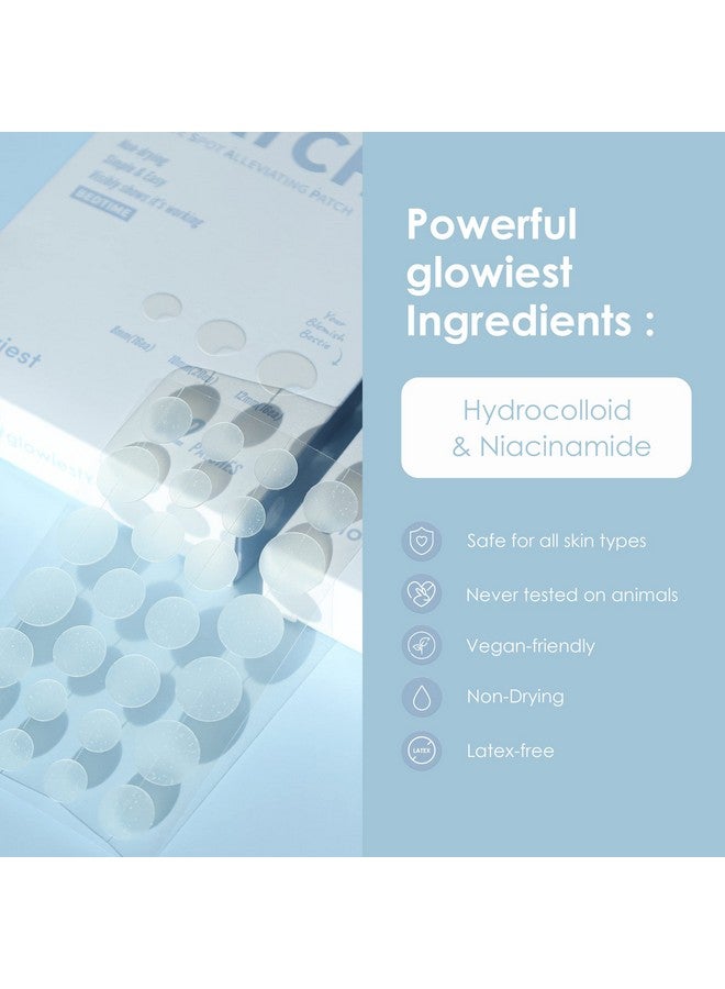 glowiest Asap Patch Bedtime (52 Patches): Invisible Spot Treatment L Dressing Dots Premium Hydrocolloid & Niacinamide | Vegan For All Skin Types - Image 3
