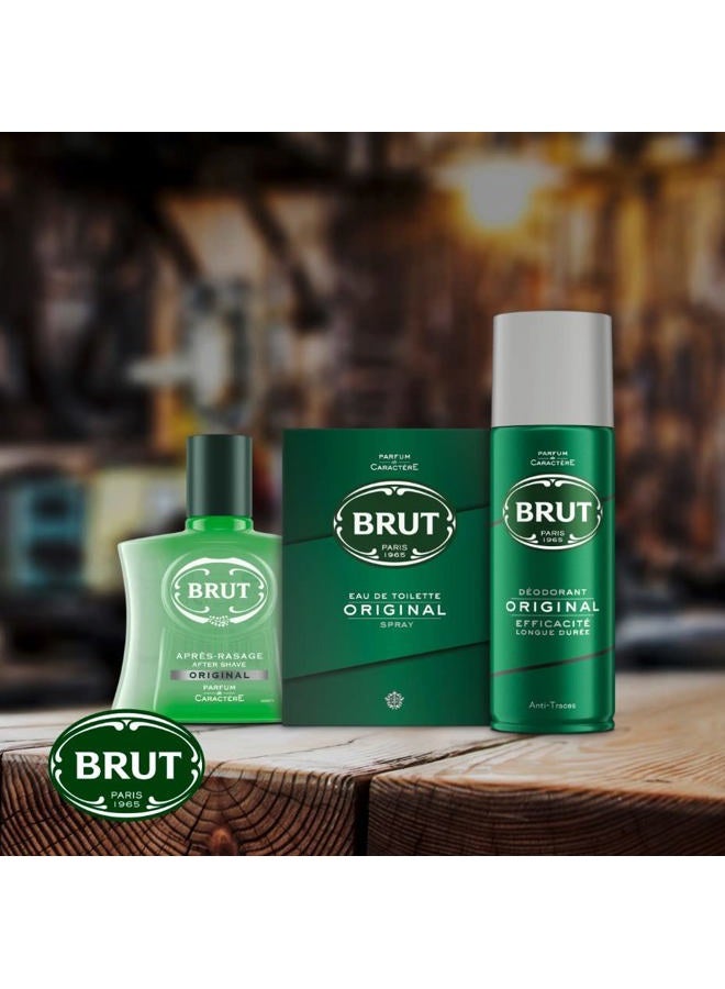 BRUT بخاخ أو دي تواليت أصلي للرجال، 3.38 أونصة (14453) - Image 3