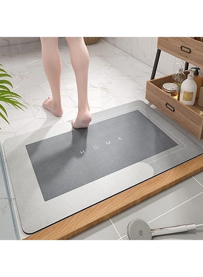 WEPTIX® Bathroom mat Anti Skid Water soak Quick Drying Floor mat for Home Living Room Bathroom Anti Slip Carpet for Entrance Bathroom mat (60 * 40-cm,1pcs,Multi)- (Square Shape) - Image 2