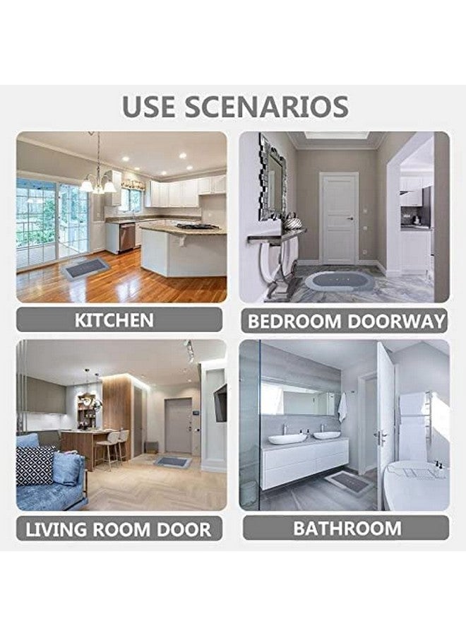 WEPTIX® Bathroom mat Anti Skid Water soak Quick Drying Floor mat for Home Living Room Bathroom Anti Slip Carpet for Entrance Bathroom mat (60 * 40-cm,1pcs,Multi)- (Square Shape) - Image 4