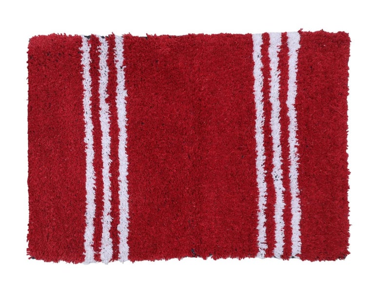 AAZEEM Absorbent Door Mat for Indoor Entrancex Non Slip Mat for Front Door Entryway,Soft Cotton Home. Hotel Balcony Floor Carpet,Floor Mats for Home,KitchenFloor Door Mat |-(55x35cm) Red,Rectangular - Image 2