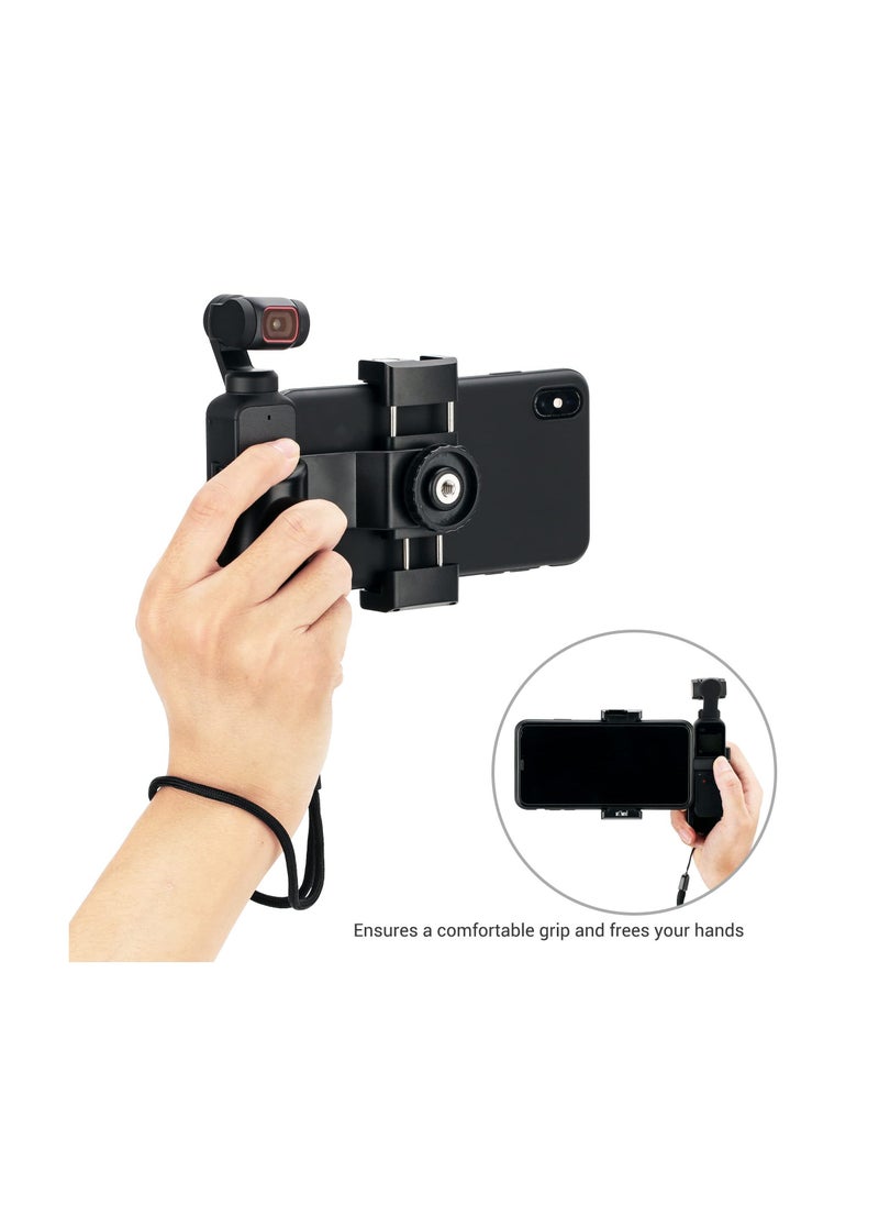 Y&D Pocket Bracket Smart Phone Stand Holder Mounts for Set Compatible DJI OSMO 2 with Cell Phones  - Image 3