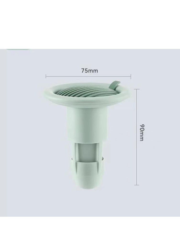 Deodorant Drain Core, 2 Pcs Anti Odor Floor Drain Plug Floor Drain Cover, One-way Drainage Design Wear-resistant and Anti-corrosion Anti-blocking Bathroom Kitchen Filter  - Image 2
