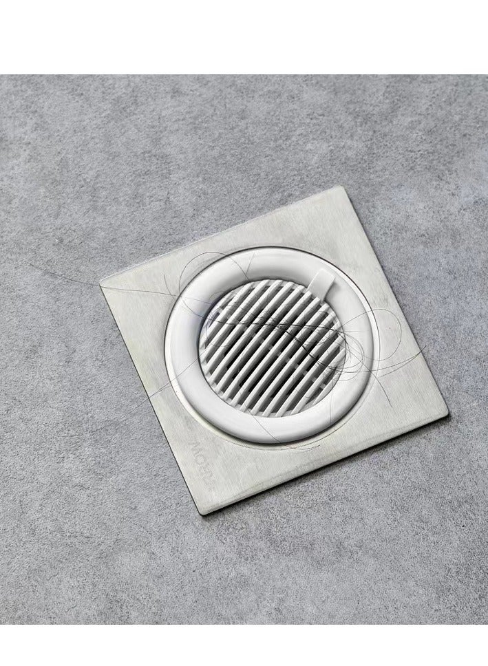 Deodorant Drain Core, 2 Pcs Anti Odor Floor Drain Plug Floor Drain Cover, One-way Drainage Design Wear-resistant and Anti-corrosion Anti-blocking Bathroom Kitchen Filter  - Image 4