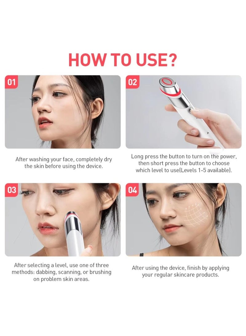 LED skin care device for facial massage, skin tightening, and skin tone. - Image 4