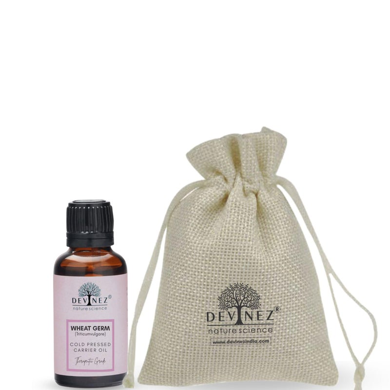 Devinez Wheat Germ Cold-Pressed Oil, 50ml 100% Pure, Natural & Undiluted, Antioxidant And Anti-Aging Properties, Skin Care, signs of aging, stimulating cognition, eliminating acne, strengthening the hair - Image 1