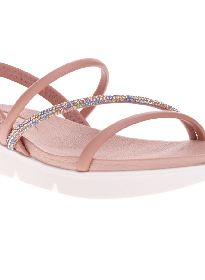 Beira Rio Embellished Flat Thong Sandals - Image 4