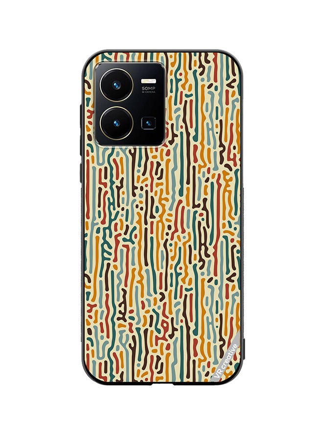 Protective Case Cover For Vivo Y35 Texture Design Multicolour