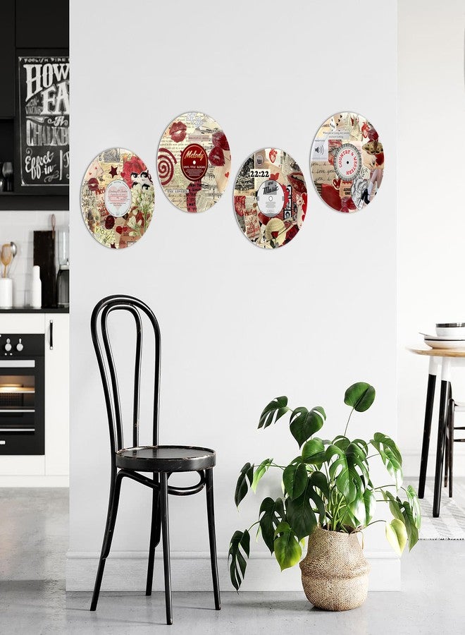 TracyArt Hippie Decor, Posters for Room Aesthetic - Y2K Decorations, Record Decor, 4 Pcs 12" - Image 2