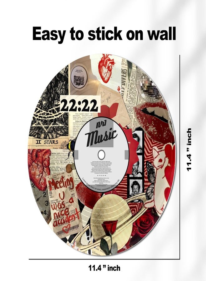 TracyArt Hippie Decor, Posters for Room Aesthetic - Y2K Decorations, Record Decor, 4 Pcs 12" - Image 4