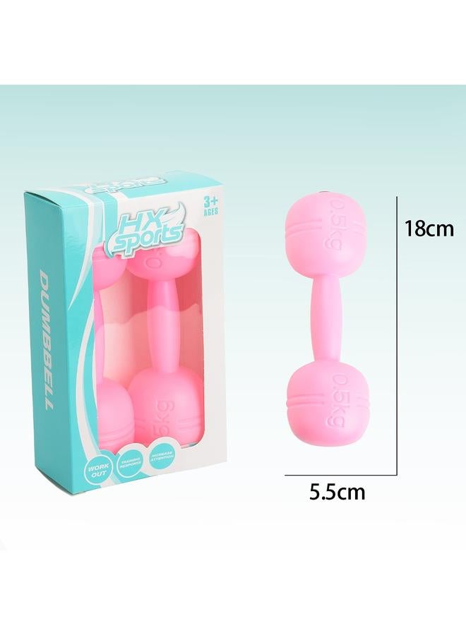 الأزرق جي دبليو <النسخة الإنجليزية> ألعاب الدمبل للياقة البدنية للأطفال أطفال رياض الأطفال حقن الماء الدمبل الألعاب الرياضية المنزلية - Image 1