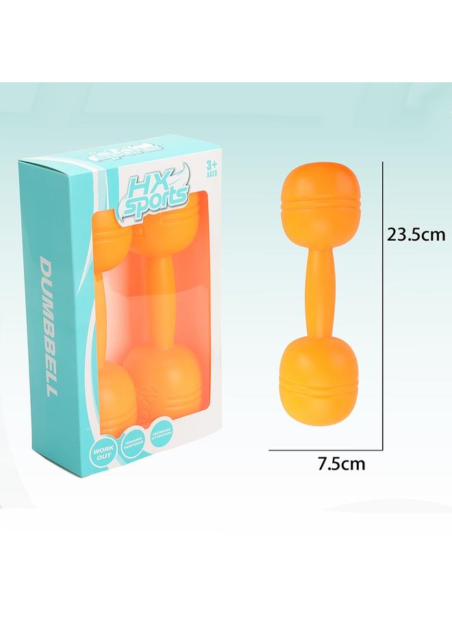 الأزرق جي دبليو <النسخة الإنجليزية> ألعاب الدمبل للياقة البدنية للأطفال أطفال رياض الأطفال حقن الماء الدمبل الألعاب الرياضية المنزلية - Image 4