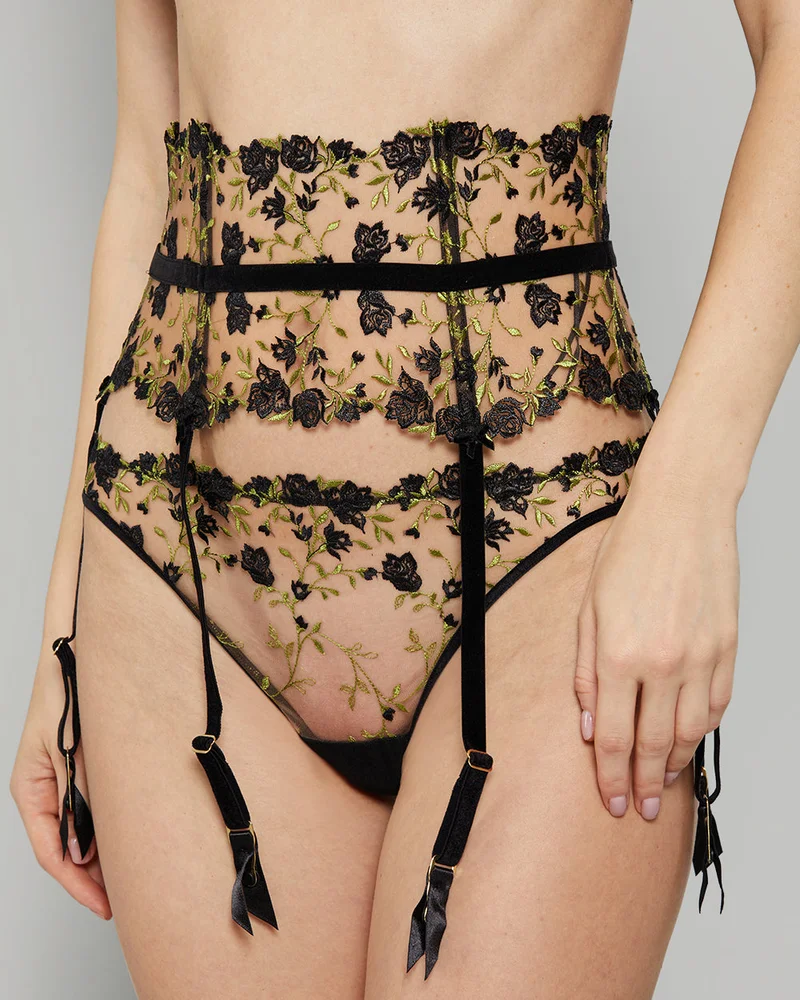 ديتا فون تيسي Dita Von Teese Sexy Black Garter