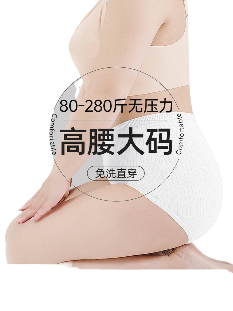 30 Pack Disposable Panties Women High Waist Maternity Postpartum Recovery Travel Individually Wrapped Cotton Size 3XL - Image 2