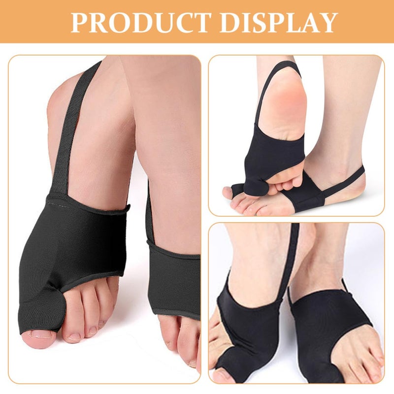 Thumb Valgus Corrector Bunion Brace Small Black Soft Therapeutic Support Toe Alignment - Image 5