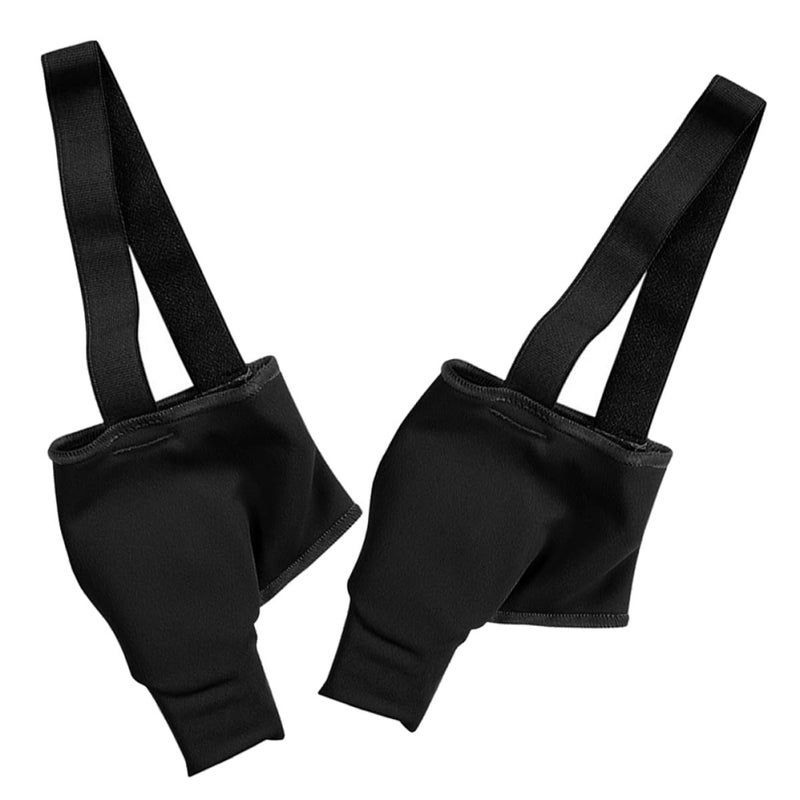 Thumb Valgus Corrector Bunion Brace Small Black Soft Therapeutic Support Toe Alignment - Image 2