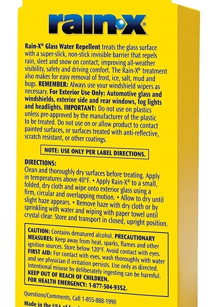Rain-X Original Glass Treatment - Water Repellent for Improved Visibility - Image 3