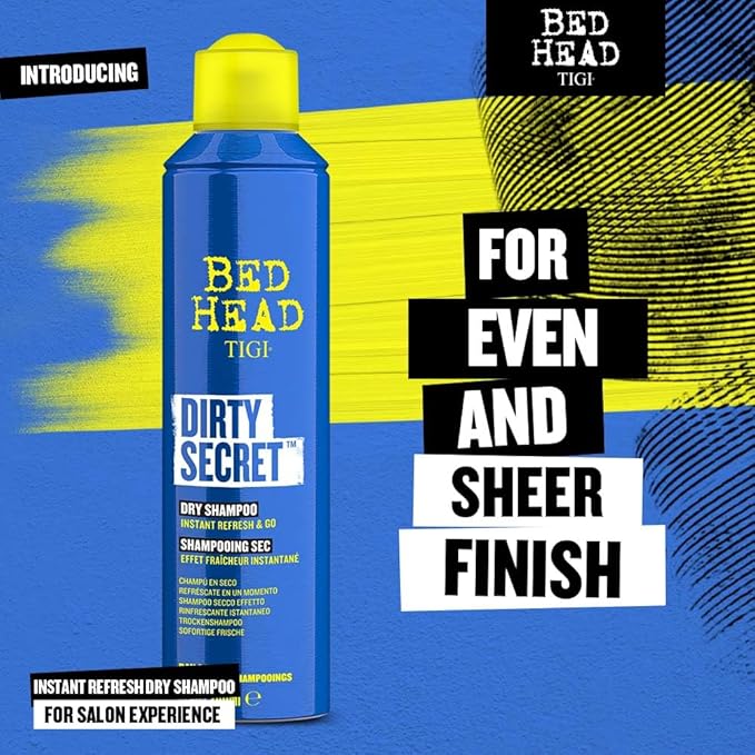 TIGI Bed Head by TIGI Dirty Secret Dry Shampoo Instant Hair Refresh For Oily and Greasy Hair 300 ml - Image 4