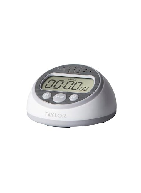 Taylor Digital Timer Counts Up and Down for School Learning Projects and Kitchen Tasks Super Loud Digital Timer Gray