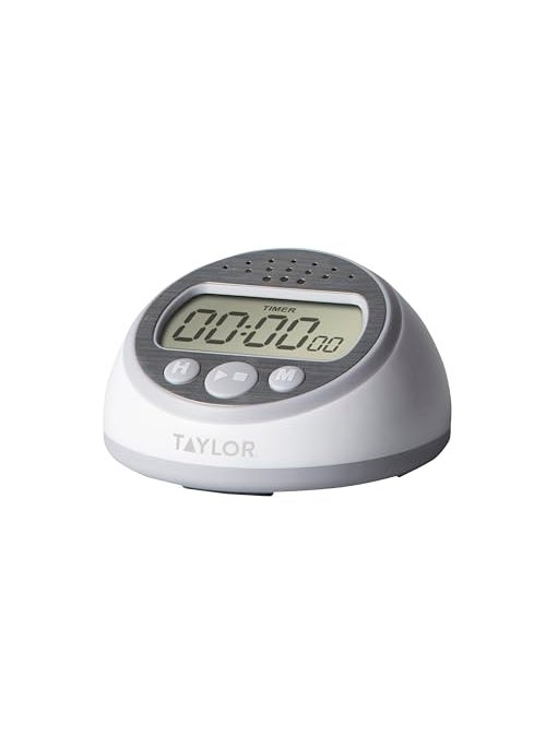 Taylor Taylor Digital Timer Counts Up and Down for School Learning Projects and Kitchen Tasks Super Loud Digital Timer Gray 