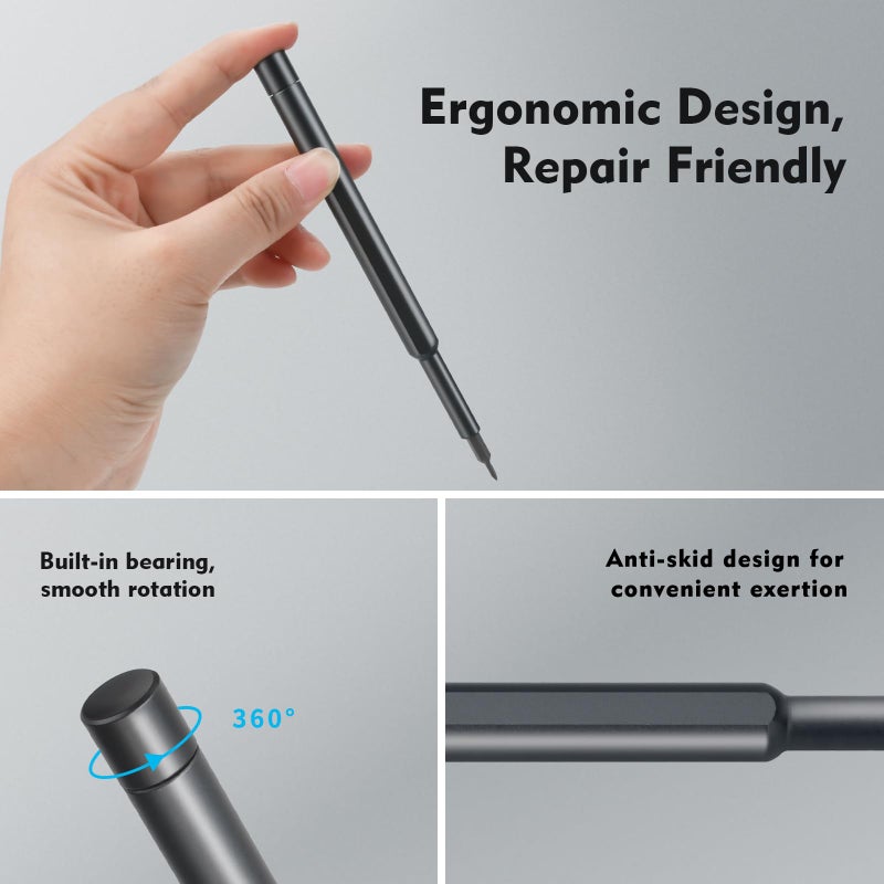 OEAGO 25-in-1 Mini Precision Screwdriver Set: Stocking Stuffers for Men Small Torx Bit Tool Set for Men,Magnetic Torque Repair Tool Kit for Electronics Macbook Watch Eyeglass Ring Doorbell,Birthday Gifts - Image 5