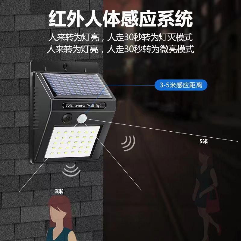 Solar Lights: 20LED - Motion Sensor Outdoor Solar Lights for Garden Outdoor Use - Image 3
