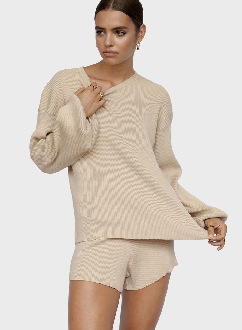 SNDYS High Waist Shorts  - Image 1