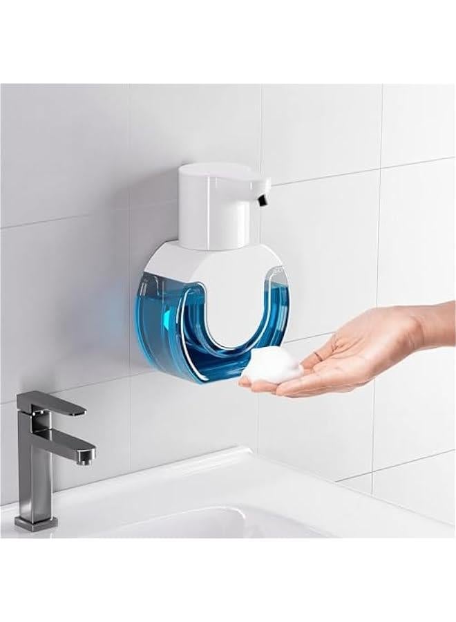 HOOKOR Automatic Foaming Soap Dispenser 15oz/420ml Foaming Hand Sanitizer Touchless Wall Mount with 4levels Adjustable Free Touch Electric Soap Dispenser Rechargeable with Sensor for Bathroom Kitchen - Image 2